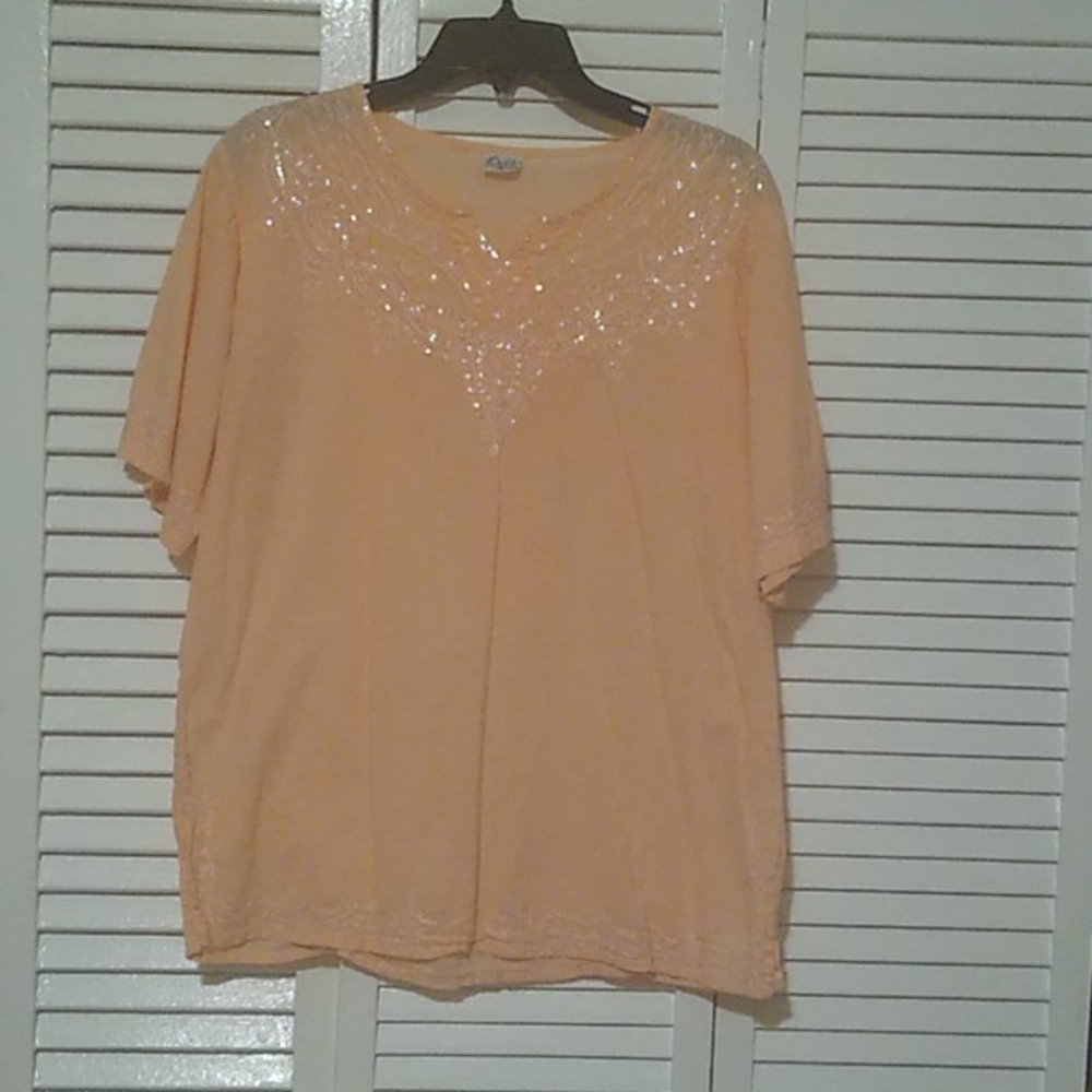 Blouse- light orange/peach